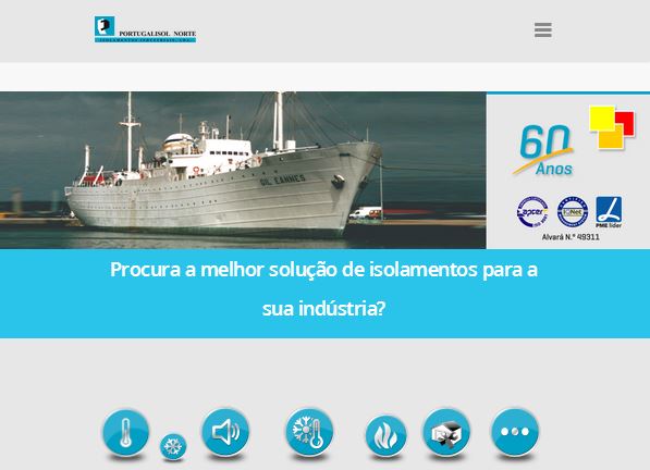 Website Multi Page www.portugalisolnorte.pt